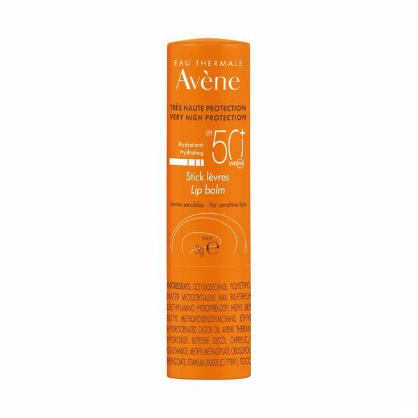 AVENE STICK LABIAL SPF 50+ Stick labial solaire très haute protection, SPF 50+, stick 3 g