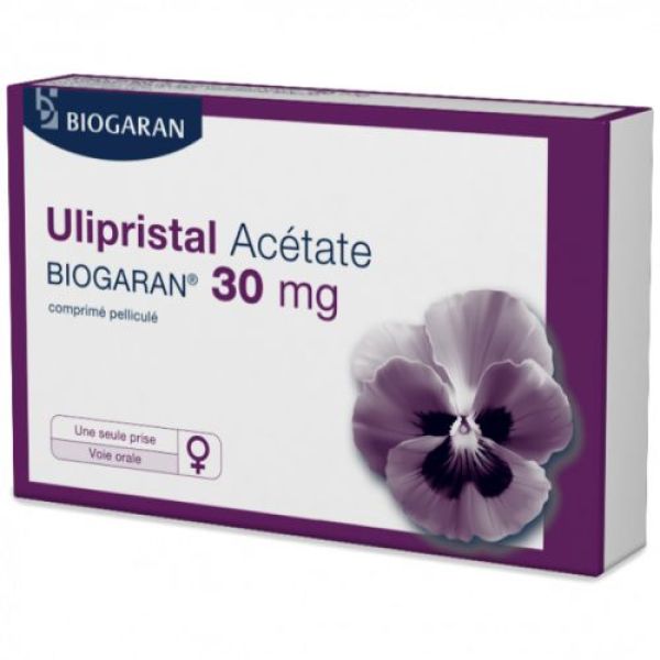 Ulipristal Acetate Biogaran 30 Mg Comprimes Pellicules En Plaquette