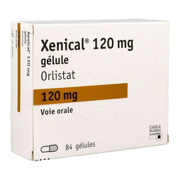XENICAL 120 MG BOITE DE 84 GELULES
