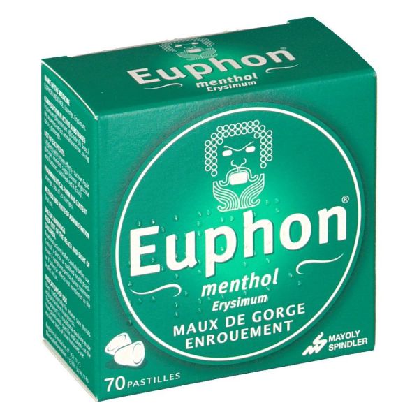 EUPHON MENTHOL PASTILLE B/70