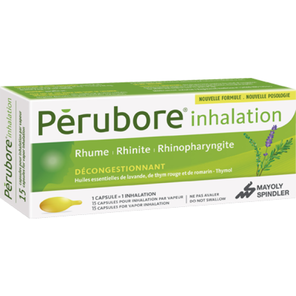 Perubore Inhalation Capsule Pour Inhalation Par Vapeur B/15