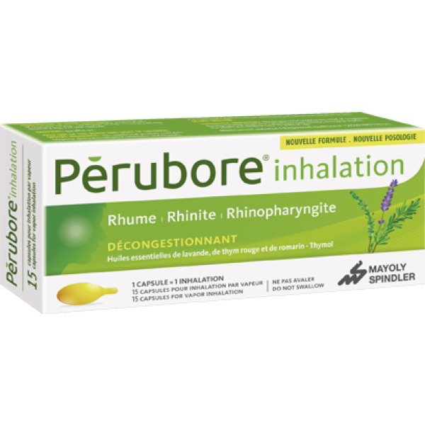 Pérubore inhalation, 15 capsules - inhalation rhume