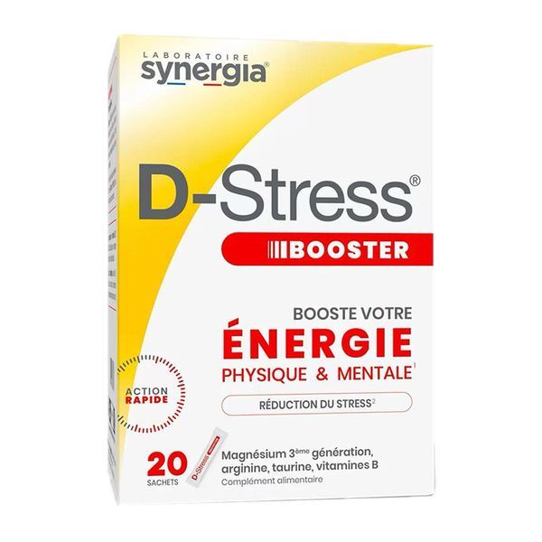 D STRESS BOOSTER Stick, complément alimentaire adaptogène, antistress, antifatigue, bt 20