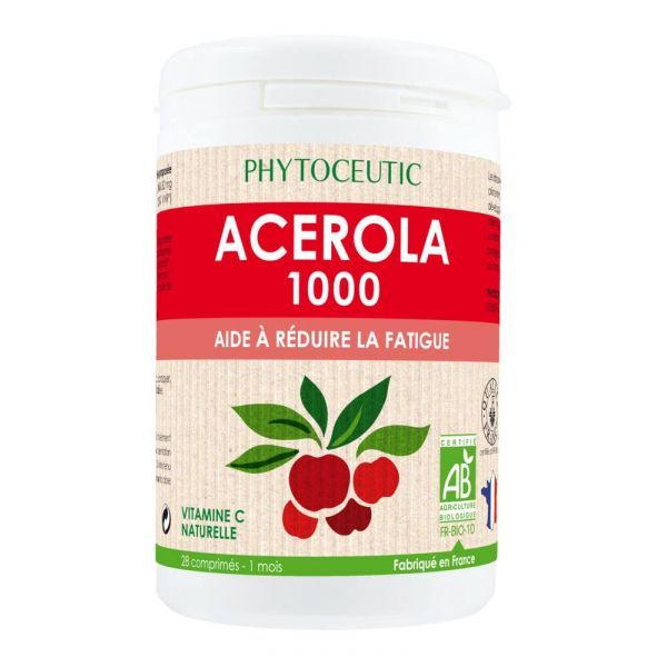 Phytoceutic Acérola 1000 Bio - 28 comprimés