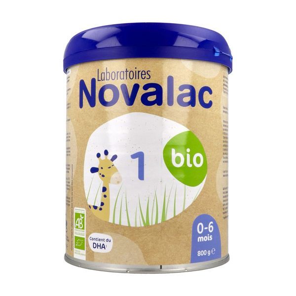 NOVALAC BIO 1 Lait pour nourrisson 1er âge, bt 800 g