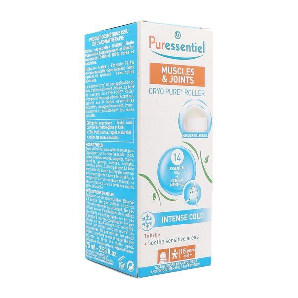 Puressentiel Articulations & Muscles Cryo Pure Roller aux 14 Huiles Essentielles 75 ml