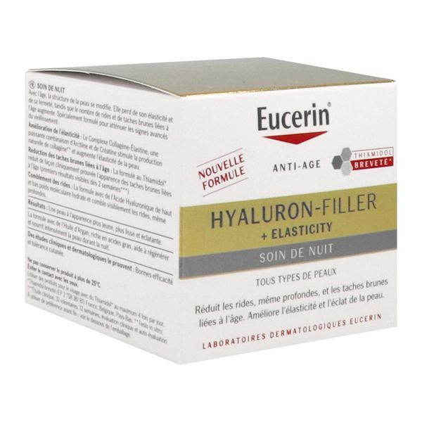 Eucerin Hyaluron-Filler+ Elasticity Soin De Nuit Creme Pot 50 Ml 1