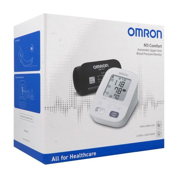 OMRON M3 COMFORT AFIB Autotensiomètre automatique électronique bras, unité