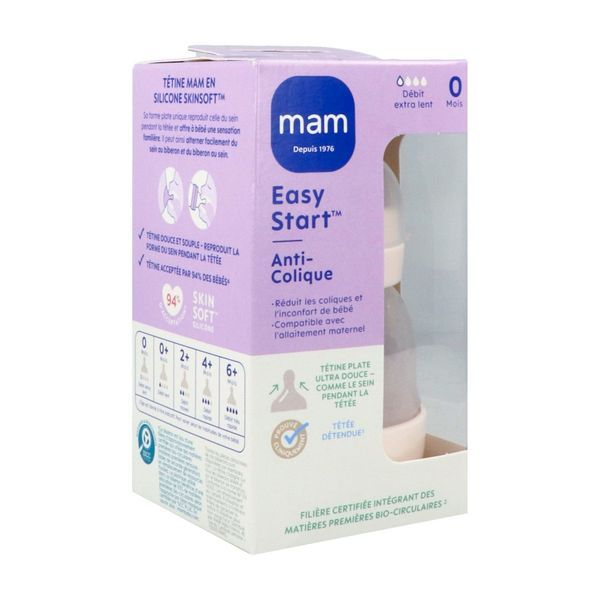 MAM BIB AC - COLORIS 2 BIBERON 130 ML 1