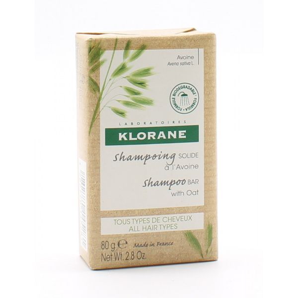 Klorane Shampooing Solide Avoine Savon 80 G 1