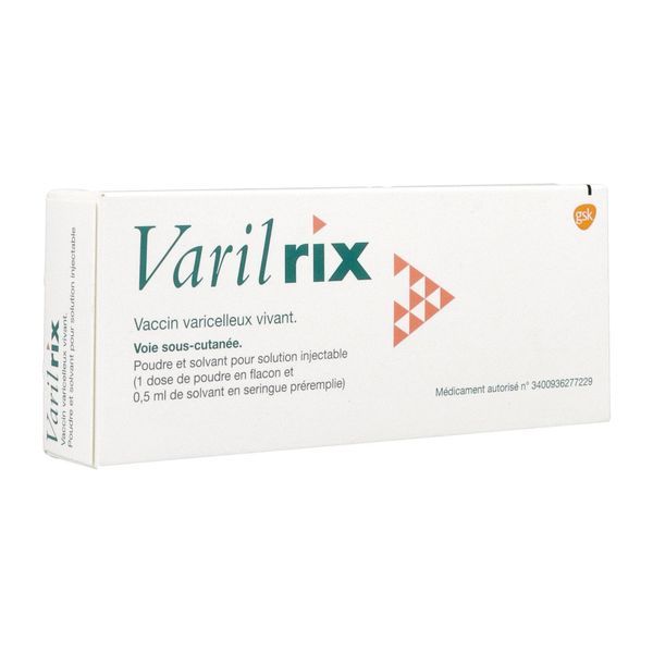 Varilrix Vaccin Varicelleux Vivant Poudre Et Solvant Pour Solution Injectable Poudre En Flacon + Solvant En Seringue Preremplie + 2 Aiguilles