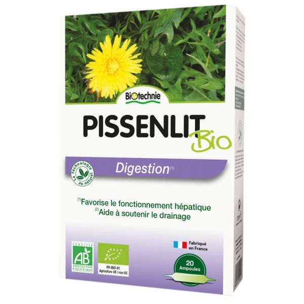 Biotechnie Pissenlit Bio - 20 ampoules