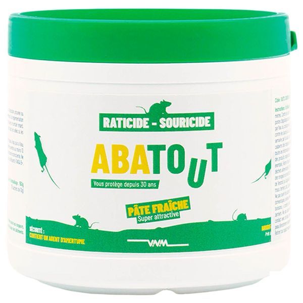 Abatout Rat Souris Pâte Fraîche 15 Sachets-Doses