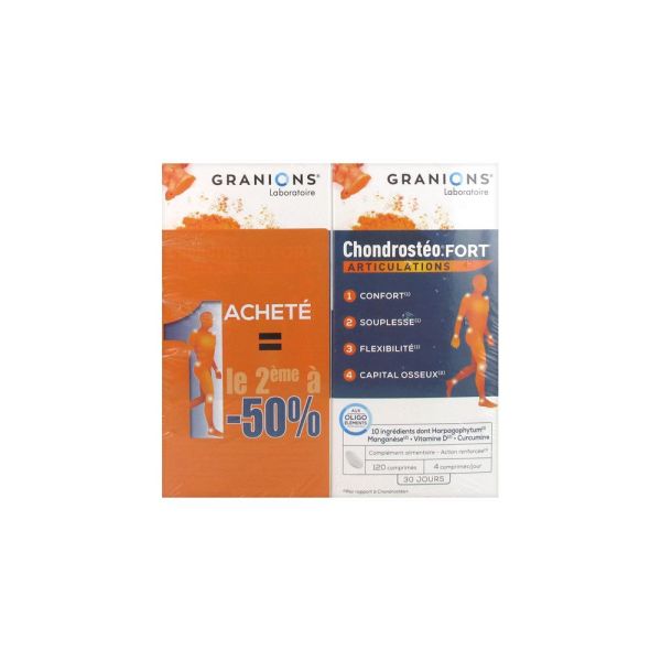 Chondrosteo Fort Articulations 2X120 Comprimes Granions