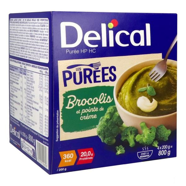 Delical Puree De Brocolis Et Pointe De Creme Bol 200 G 4