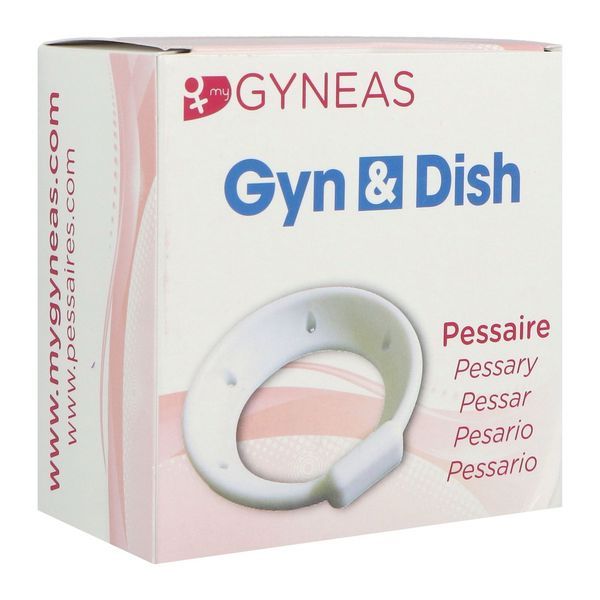 Gyneas Pessaire Gyn&Dish 68 Mm Blanc T4 1