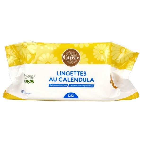 LINGETTES AU CALENDULA X70