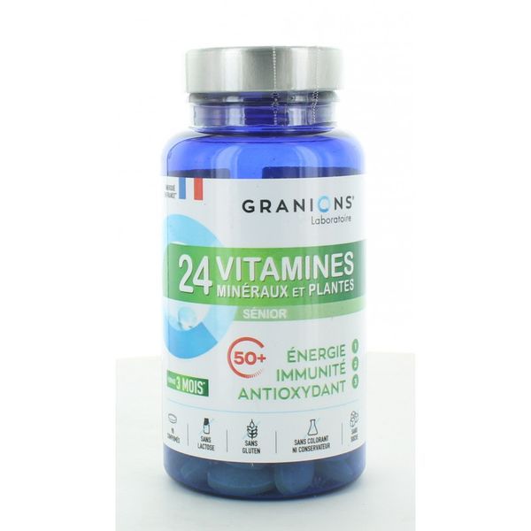 24 vitamines Sénior - 90 comprimés