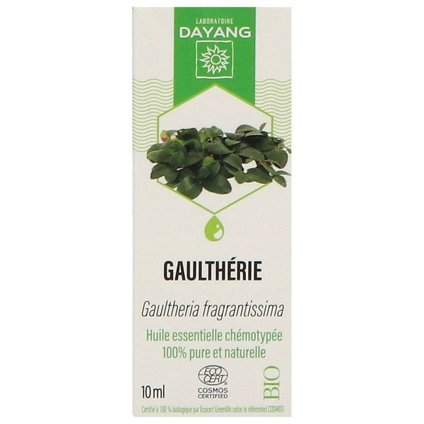 DAYANG BIO HUILE ESSENTIELLE Huile essentielle de gaulthérie bio, fl 10 ml