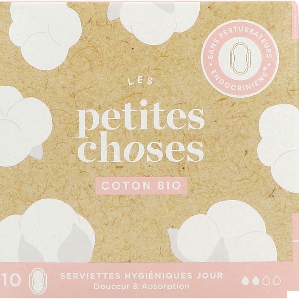 LES PETITES CHOSES SERVIETTE HYGIENIQUE JOUR Protection périodiquejour, bt 10