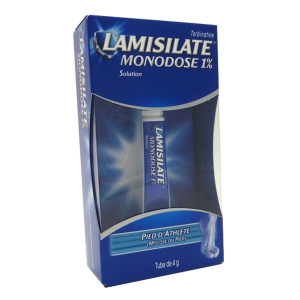 Lamisilate Monodose 1% Solution Pour Application Cutanee 1 Tube(S) Polyethylene Aluminium De 4 G
