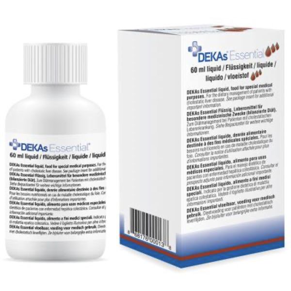 DEKAS ESSENTIAL LIQUIDE Denrée alimentaire destinée à des fins médicales spéciales, saveur de baies, fl 60 ml