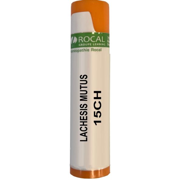 Lachesis mutus 15ch dose 1g rocal