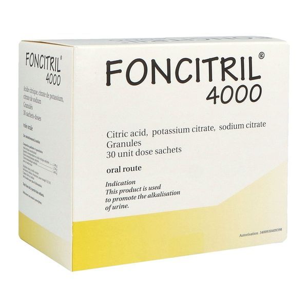 FONCITRIL 4000 Granulé, boîte 30 sachets-dose 10 g