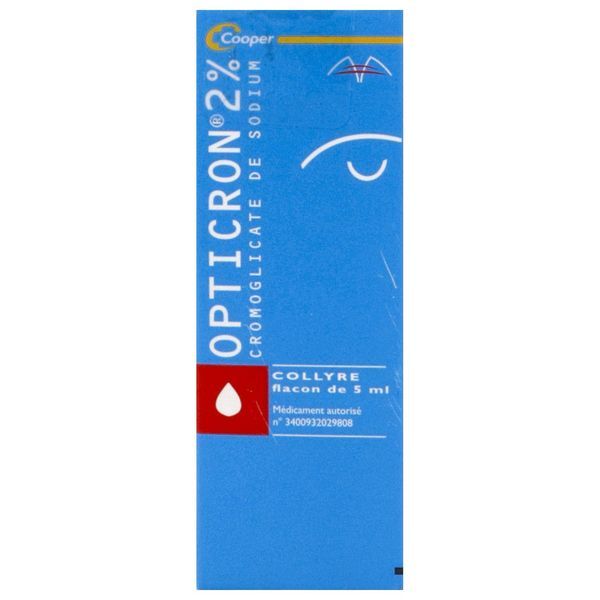 OPTICRON Collyre 2 %, boîte 1 flacon 5 ml