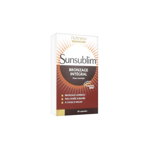 Nutreov Sunsublim Bronzage Intégral Peau Normale 30 Capsules