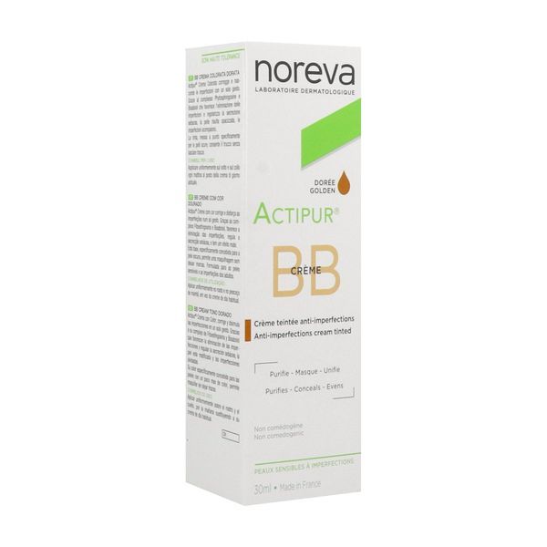 Actipur Creme Anti Imperfections Teintee Doree Tube 30 Ml 1