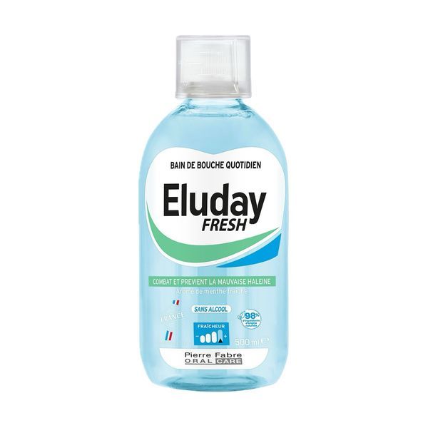 Eluday Bain De Bouche Fresh Liquide Flacon 500 Ml 1