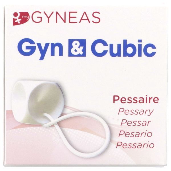Gyneas Pessaire Cubic 32 Mm Blanc T2 1