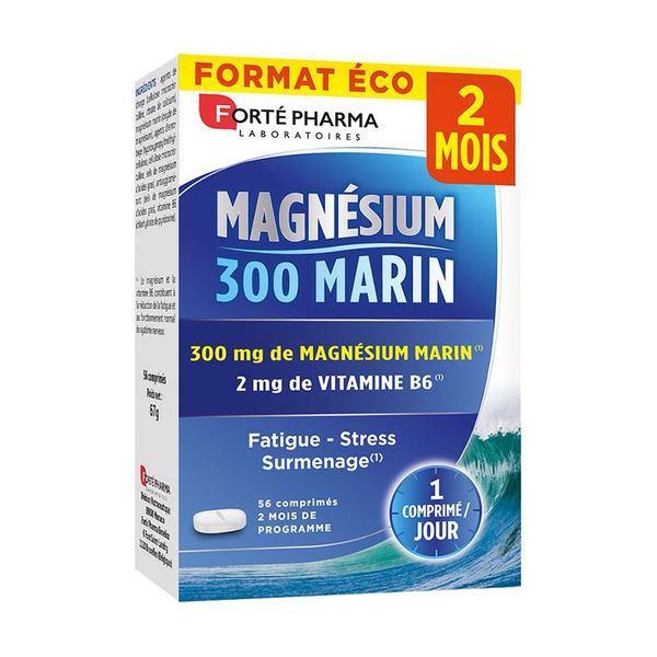 Forté Pharma Magné 300 Marin 56 Comprimés