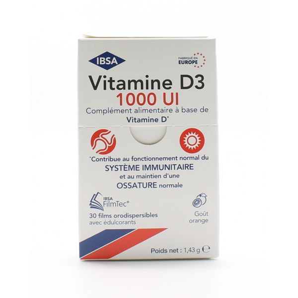 Filmtec Vitamine D3 1000Ui *30