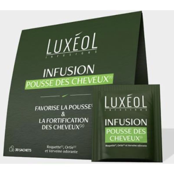 LUXEOL INFUSION POUSSE DES CHEVEUX Préparation de plantes pour infusion, bt 30