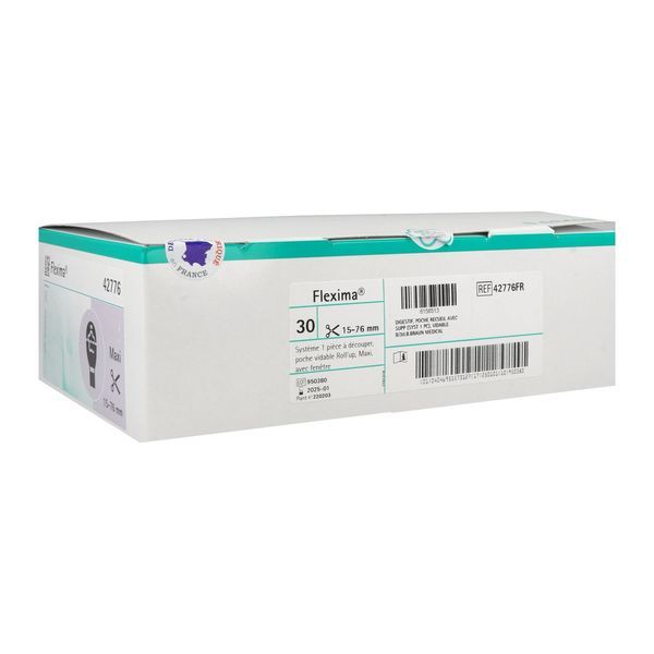 FLEXIMA ROLL'UP QUICKLOOK PLAN MAXI Poche vidable, système 1 pièce, à découper, (ref. 42776FR), bt 50