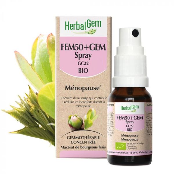 HerbalGem Fem50+Gem BIO - spray 15 ml