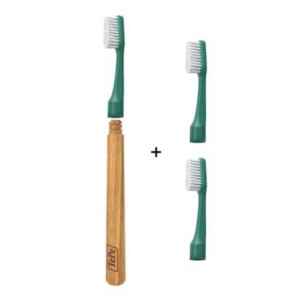 TEPE CHOICE Brosse à dents avec tête de brosse souple, interchangeable, unité