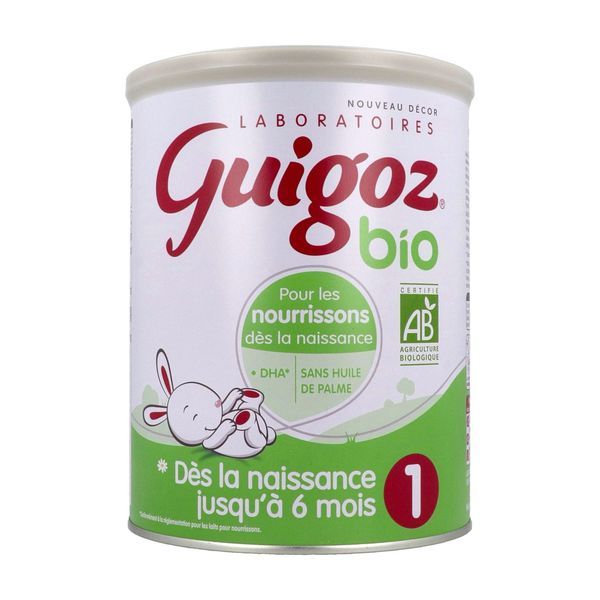 GUIGOZ 1 BIO Lait pour nourrisson 1er âge, bt 800 g