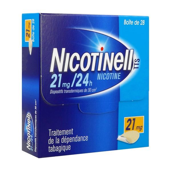 Nicotinell Tts 21 Mg/24 H (52,5 Mg/30 Cm ) (Nicotine) Dispositif Transdermique De 30 Cmen Sachet B/28