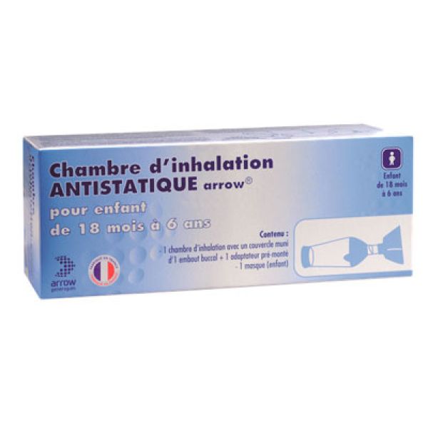 Arrow Chambre D'Inhalation Antistatique Enfant +18 Mois A 6 Ans 160*60 Mm 1