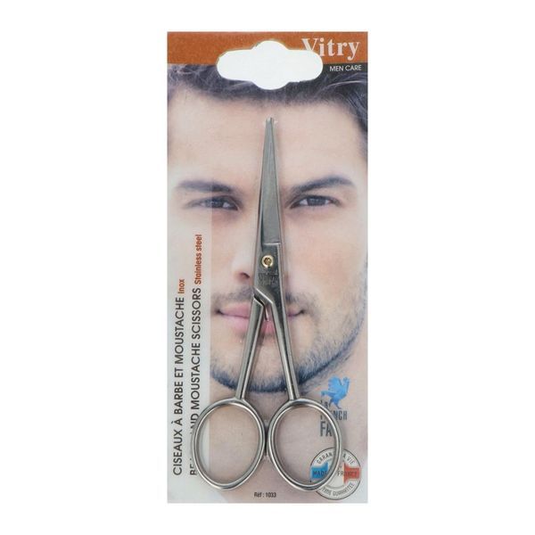 Vitry ciseaux pour moustache inox 33
