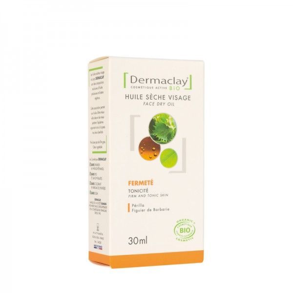 Dermaclay - Huile sèche visage Fermeté (Figuier de Barbarie-Perilla) Bio - 30 ml