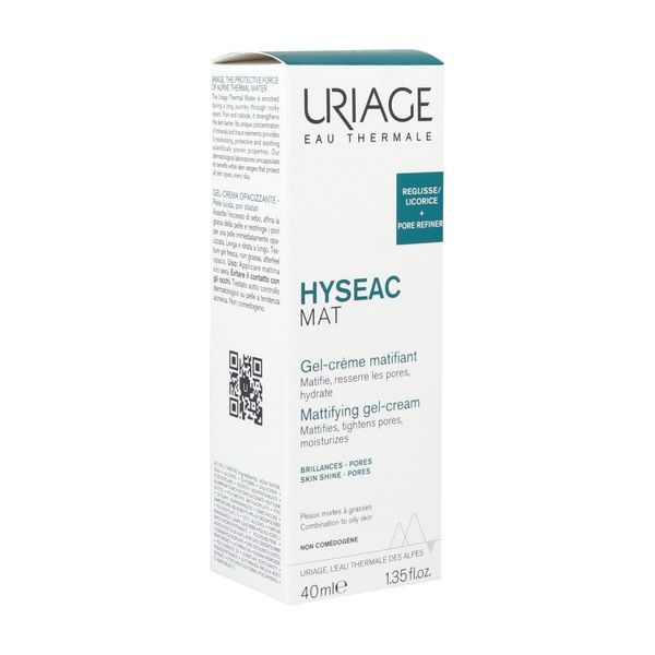 HYSEAC MAT' EMULSION MATIFIANTE CREME TUBE 40 ML 1