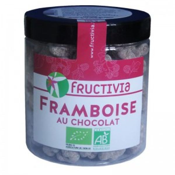Fructivia - Framboise au chocolat BIO - pot de 150 g