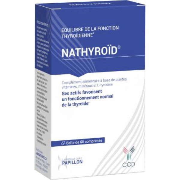 NATHYROID Comprimé, complément alimentaire pour la thyroïde, bt 60