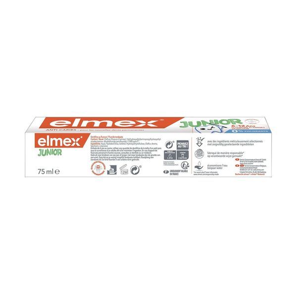 ELMEX JUNIOR DENTIFRICE Dentifrice fluoré, tube 75 ml