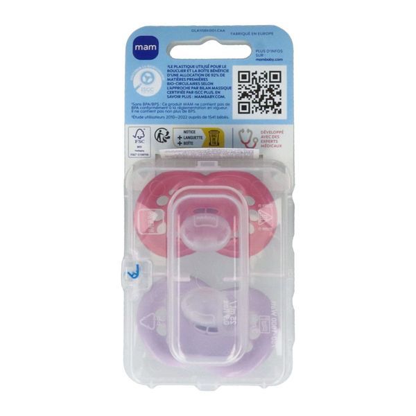 MAM SUC ORIGINAL NATURE 6+ SIL SUCETTE BOITE 2