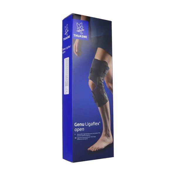 GENU LIGAFLEX OPEN Genouillère ligamentaire articulée, bilatérale, courte, taille 2, unité